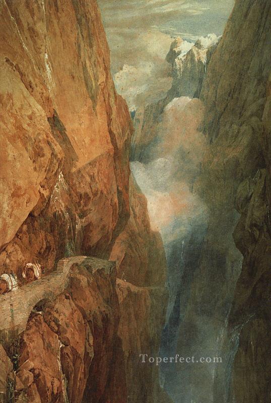 The Passage of the St Gothard 1804 Romantic landscape Joseph Mallord William Turner Mountain Oil Paintings